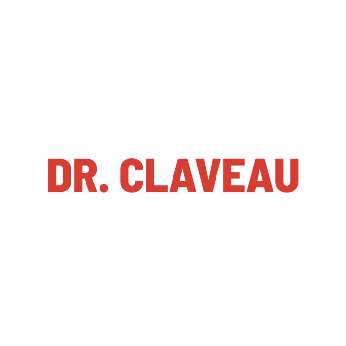 Timmins Care The image displays the text "DR. CLAVEAU" in bold red letters on a white background. Cochrane District Social Services Administration Board