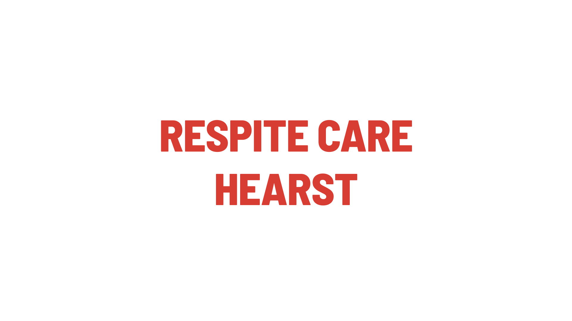 Timmins Care Text in bold red font reading "RESPITE CARE HEARST" on a white background. Cochrane District Social Services Administration Board