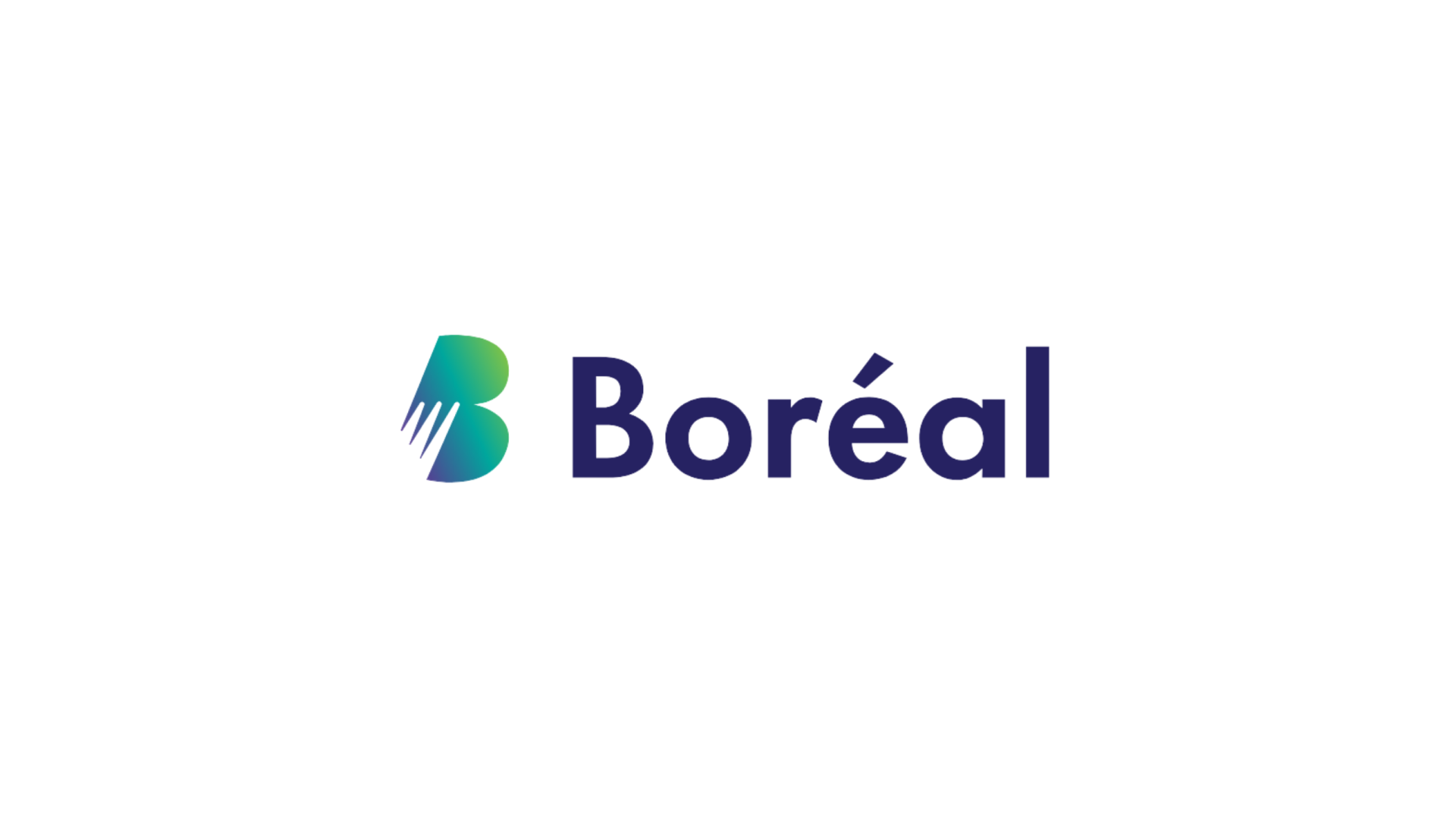 Timmins Care Boréal logo featuring a stylized uppercase "B" in green and blue gradients, with "Boréal" written in dark blue beside it. Cochrane District Social Services Administration Board