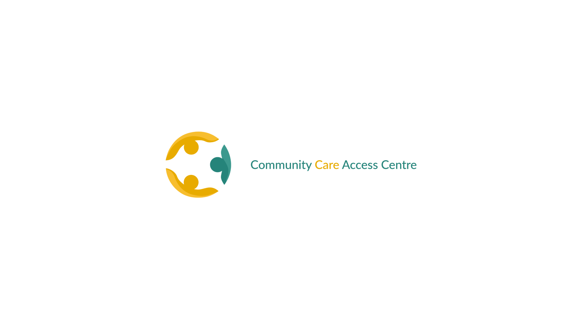 Timmins Care Logo of Community Care Access Centre with yellow and green abstract human figures forming a circle. Cochrane District Social Services Administration Board