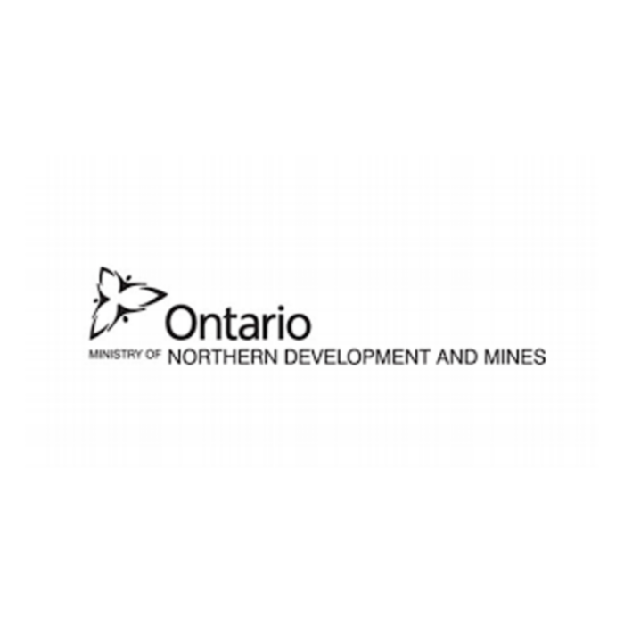 Timmins Care Logo of Ontario Ministry of Northern Development and Mines featuring a stylized trillium flower next to the text. Cochrane District Social Services Administration Board